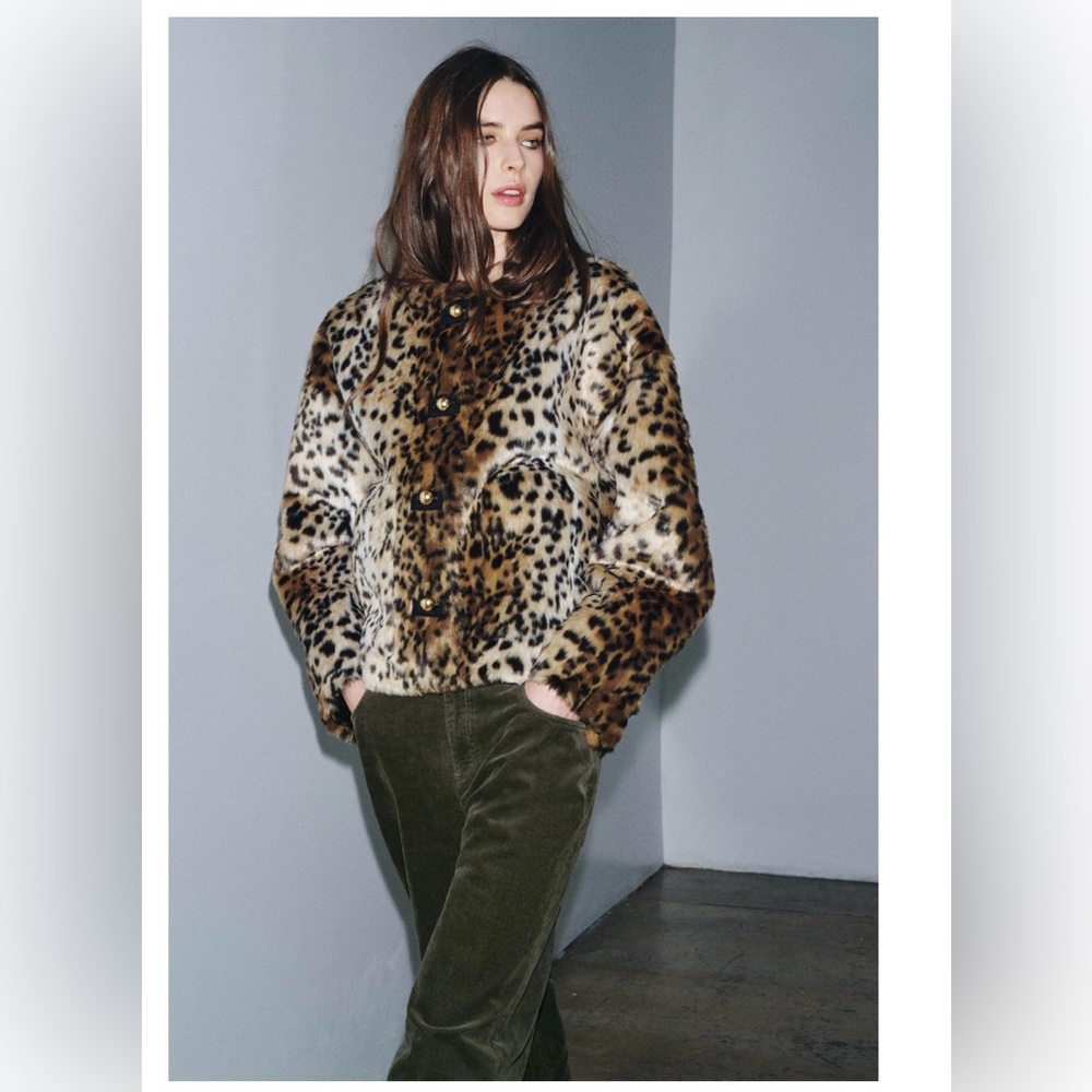 ZW COLLECTION ANIMAL PRINT JACKET